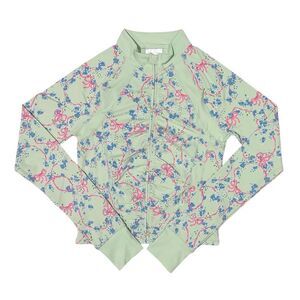 Treasures by Shabby Chic Women's Lightweight Athletic Fit Active Jacket - Green